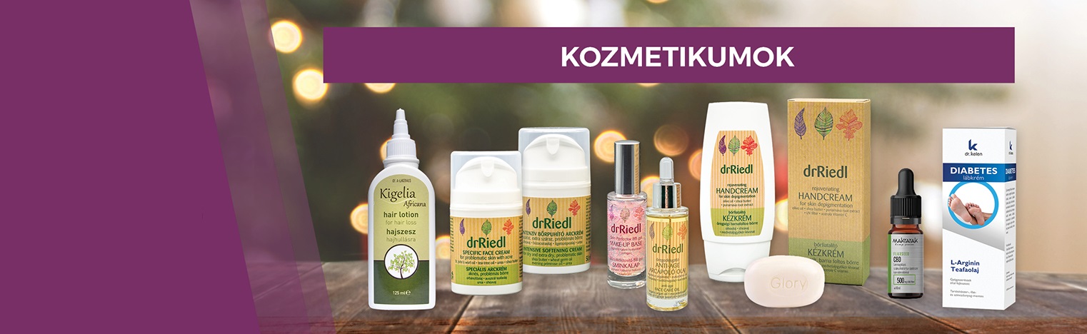 Minőségi arcápolás magyar gyártású drRiedl kozmetikumokkal!