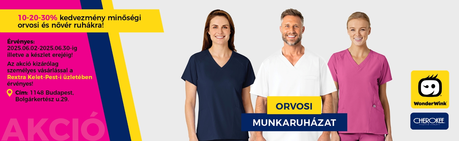 ÚJ SZINTRE EMELT STÍLUS ÉS KÉNYELEM AZ EGÉSZSÉGÜGYI MUNKARUHÁZATBAN