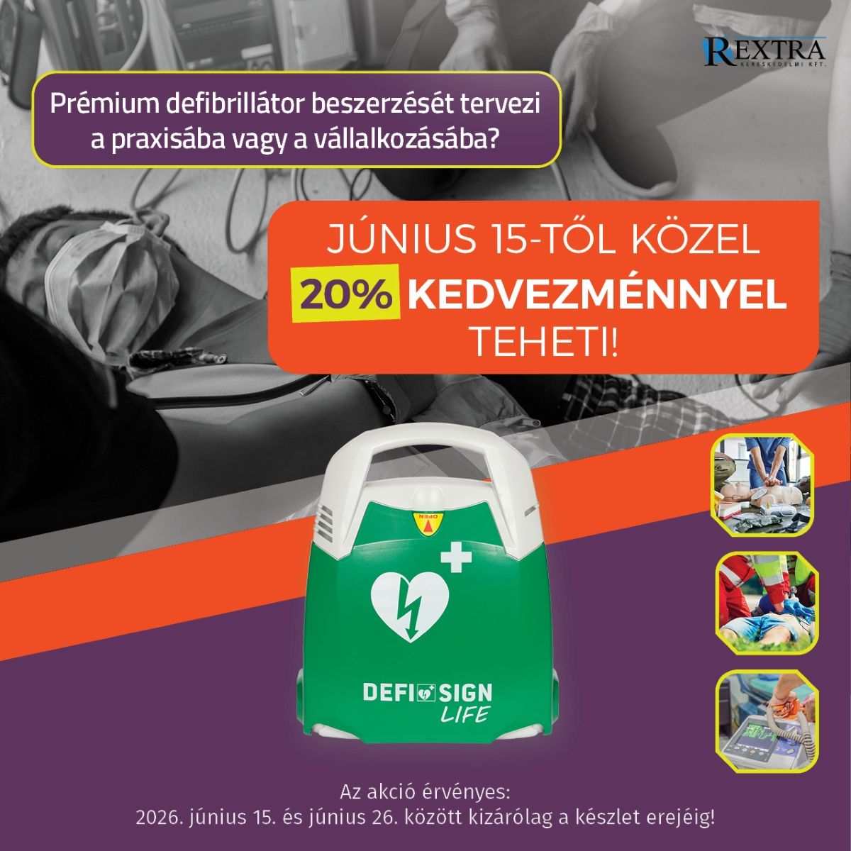 Az életmentés a gyors reakción és a professzionális felkészültségen múlik.