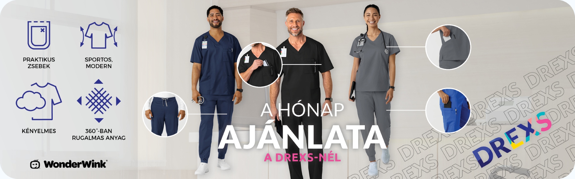 Az új generációs egészségügyi ruházat webshop