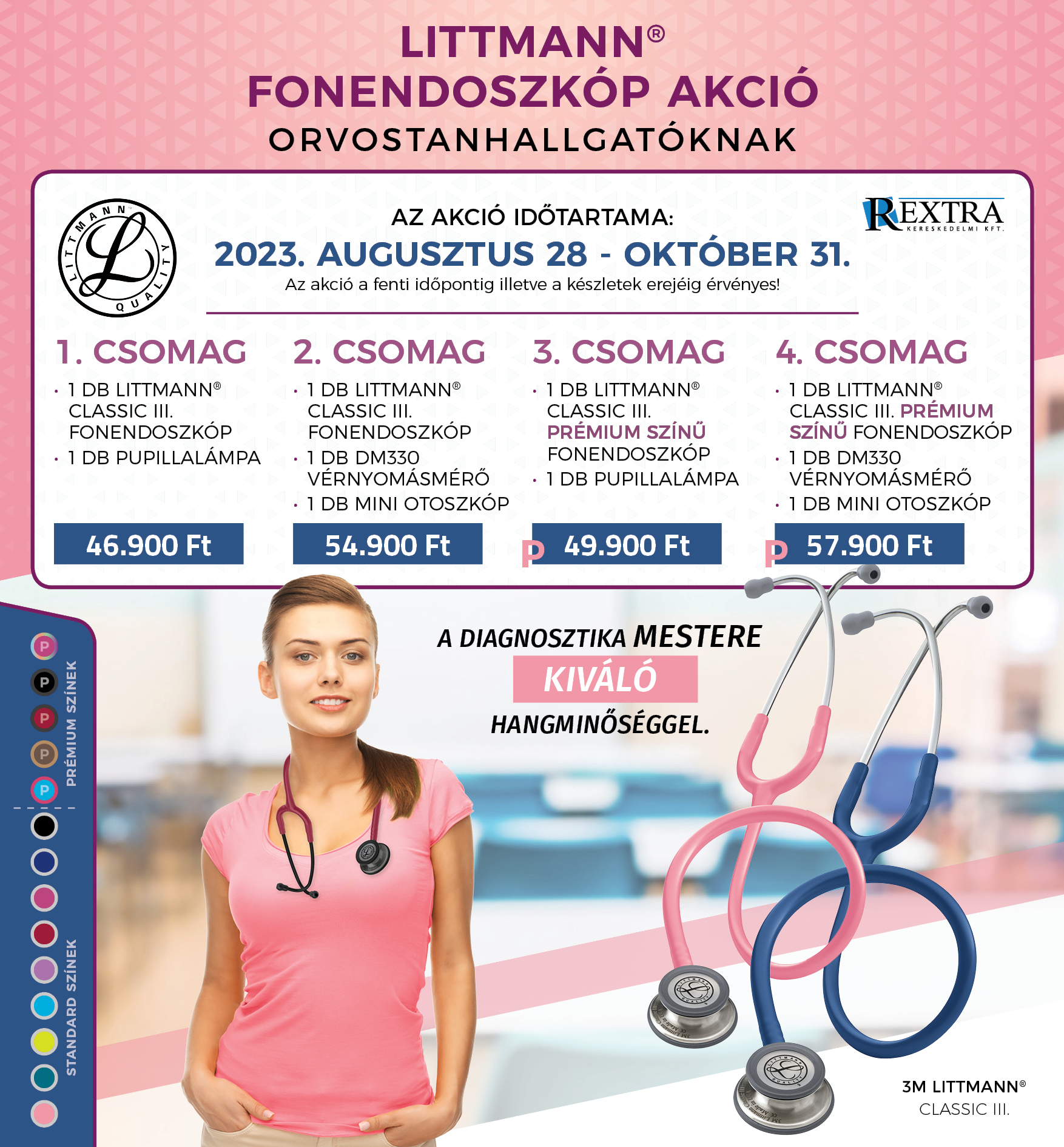 A fonendoszkópok varázsa: Littmann Classic III diákakció 2023-ban